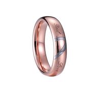 Hasdnker Rings Ring Jewellery Women Men Mutil Color Real Love Heart Shaped Couple Wedding Rings For Men And Women Marriage Jewelry For Finger 7 Pvf538Women