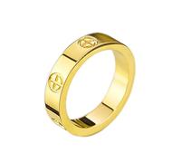 Hasdnker Rings Ring Jewellery Women Men Screw Rings Love Ring Luxury Brand Jewelry Phillips For Women Nail Shape Rose Gold Silver Color Size 5 To10 6 Screwgoldcolor