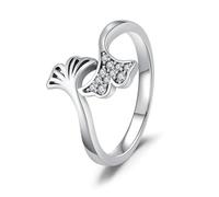 Hasdnker Rings Ring Jewellery Women Men Silver Color Luminous Firefly Ring Shiny Original Sun Moon Heart Shaped Lady Wedding Ring Jewelry 6 Nbr0044