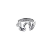 Hasdnker Rings Ring Jewellery Women Men Unique Styling Design Liquid Shaped Layered Couple Ring Men'S And Women'S Fashionable Street Hip-Hop Accessories 8 White