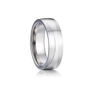 Hasdnker Rings Ring Jewellery Women Men Wedding Rings For Couples Love Alliance Couples Anniversary Silver Color White Color Gold Color Cubic Zirconia Jewelry Ring 7 P1402Smen