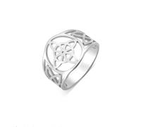 Hasdnker Rings Ring Jewellery Women Men Witch Knot Rings For Women Men Vintage Amulet Finger Ring Witchcraft Celtic Knot Jewelry 9 Celticknot-S