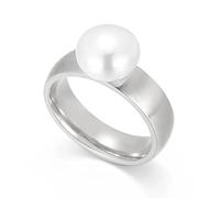 Hasdnker Rings Ring Jewellery Women Men Women Brushed Rings Shell Imitation Pearls Rings For Women Fashion Weeding Bands Jewelry 7 Kr46048-K
