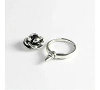 Hasdnker Rings Ring Jewellery Women Men Women'S Self-Defense Ring Dark Rose Anti Wolf Weapon Concealed Interphalangeal Thorn Invisible Adjustable Ring