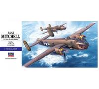 Hasegawa 1:72 B-25J Mitchell Aircraft Model Kit HAE16
