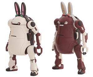 Hasegawa 064763 1/35 MechatrWeGo, No.10, Animal Retro & Azuki, 2 Kits Plastic Model Railway Accessory, Hobby, Model Building, Multicoloured