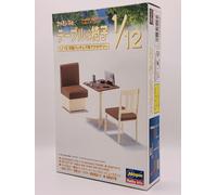 Hasegawa 1/12 Family Restaurant Table and Chair Model Kit 62007 FA07 JAPAN