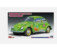 Hasegawa 1/24 VOLKSWAGEN BEETLE TYPE 1 FLOWER POWER Plastic Model kit HA20488