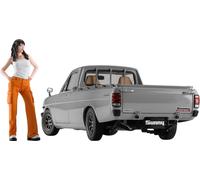 Hasegawa 1/24 Datsun Sunny Track Long Body Deluxe Kit w/Girls Figure SP626 NEW