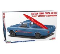Hasegawa 1/24 Datsun Sunny Truck GB120 Early Model with Surfboard Plastic Model
