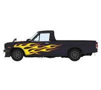 Hasegawa 1/24 Nissan Sunny Truck GB122 Fire Pattern with Chin Spoiler Plastic