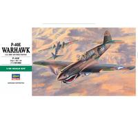 Hasegawa 1/48 Curtis P-40E WARHAWK American AVG HAJT86 HC Aeroplane Kit