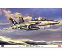 Hasegawa - 1/48 F/A-18F Super Hornet Vfa-103 Jolly Rogers 75T - Plastic Model Making - Scale: 1:48