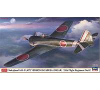 Hasegawa 1/48 Nakajima Ki43-Ii Late Hayabusa [OSCAR]25th Regiment #01 Model Kit