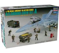 Hasegawa 1/48 U.S. Ground Crew Set A Plastic Model X48-4