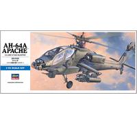 Hasegawa 1/72 AH-64A Apache U.S. Army Attack Helicopter Plastic Model Kit