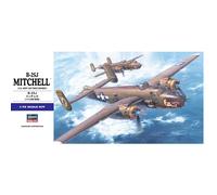 Hasegawa 1:72 B-25J Mitchell Aircraft Model Kit HAE16