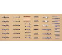 Hasegawa Model Kit Aircraft Weapons Set 5 HA35009 1:72 U.S./NATO Missiles, Bombs & Launchers