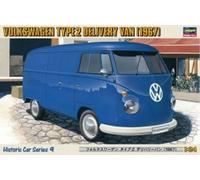 Hasegawa 1/24 Scale Model Car Kit VW Volkswagen Type 2 T1 Delivery Panel Van'67