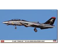 Hasegawa 2444 1/72 F-14D Tomcat VF-101 Grim Reapers 2002 Model Kit, Multicoloured