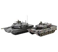 ハセガワ Hasegawa 30069 1/72 M1 Abrams & Leopard 2 Model Kit, Multi-Colour