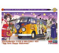 Hasegawa 52373 1:24 Volkswagen T2 Egg Girls Halloween Van Plastic Model Kit
