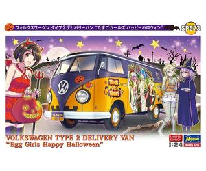 Hasegawa 52373 1:24 Volkswagen T2 Egg Girls Halloween Van Plastic Model Kit