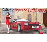 Hasegawa 52622 1:24th scale Jaguar XJ-S TWR Sports "Haku Rinpha" w/Figure