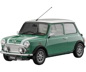Hasegawa 620789-1/24 Mini Cooper 1997, Almond Green - 1:24 Scale