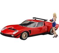 Hasegawa 652479-1/24 Lamborghini Jota SVR with Figure 1:24 Scale