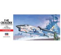 HASEGAWA F-8E Crusader US NAVY CARRIER FIGHTER JET 1:72 PLASTIC MODEL KIT HAC09