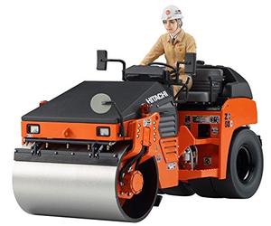 Hasegawa HWM02 Hitachi Vibratory Combined Roller ZC50C-5 Model Kit, 1:35 Scale