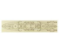Hasegawa QG60 1/700 Wooden Deck for Warship Mikasa Game