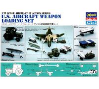 HASEGAWA US AIRCRAFT Weapon Loading Equipment 1:72 PLASTIC MODEL KIT
