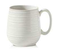 Hasense Large Coffee Mug,20 oz Ceramic Tea Cup for Office and Home, Big Coffee Mug with Handle for Latte Coffee Tea Soup, Dishwasher and Microwave Safe, 1 PCS (Clay-Infused White)