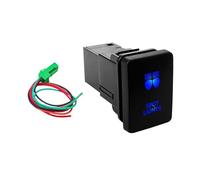 HASGTFM 12V Blue Fog Light Bar Push Switch Fit For Toyota 2015 For Hilux GUN Prado 150 200 RAV4 HiAce Landcruiser ON OFF Button(SPOT LIGHTS)