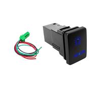 HASGTFM 12V Blue Fog Light Bar Push Switch Fit For Toyota 2015 For Hilux GUN Prado 150 200 RAV4 HiAce Landcruiser ON OFF Button(BEACON)