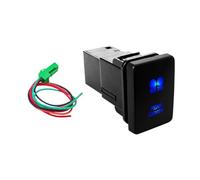 HASGTFM 12V Blue Fog Light Bar Push Switch Fit For Toyota 2015 For Hilux GUN Prado 150 200 RAV4 HiAce Landcruiser ON OFF Button(REAR LIGHTS-01)