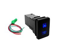 HASGTFM 12V Blue Fog Light Bar Push Switch Fit For Toyota 2015 For Hilux GUN Prado 150 200 RAV4 HiAce Landcruiser ON OFF Button(DRIVING LIGHTS)