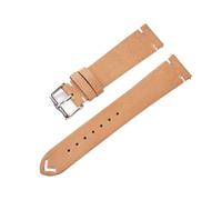 HASGTFM 18mm 20mm 22mm Leather Watchband Quick Release Watch Band Wrist Strap Smart Watch Strap Watches Accessories Gray(Giallo.,18mm)