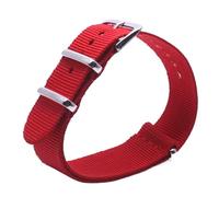 HASGTFM 18mm 20mm Army Sports Nylon Fabric Strap Breathable Black Belt Buckle Bands Watch Accessories 16mm 22mm 24mm Watch Bands(M06,18mm)