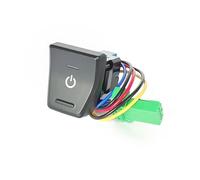 HASGTFM 1Pcs Auto LED Light Front Fog Lamp Power On Off Push Button Camera Switch Fit For Toyota RAV4 Rav4 5th XA50 2019 2020 Accessories(Power)