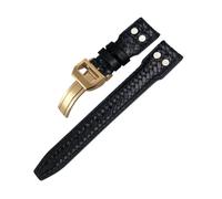HASGTFM 20mm 21mm 22mm Rivet Woven Leather Watch Band Fit For IWC Big Pilot Portugieser Pilot IW3777 Fit For Seiko Watch Strap(Black Rose Square,22mm)