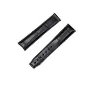 HASGTFM 20mm 21mm Watch Belt Leather Suitable Fit For Maurice Lacroix MASTERPIECE LES CLASSIQUES PONTOS Watch Strap(Black bamboo texture,20mm)