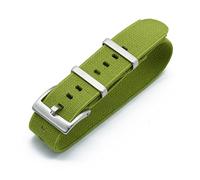 HASGTFM 20mm 22mm Watch Strap Fit For Nato Elastic Nylon(Deep Green,22mm)