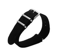 HASGTFM 20mm Strap Army Sports Watchband Breathable Fabric Nylon Watch Belt 20mm Watch Accessories(01)