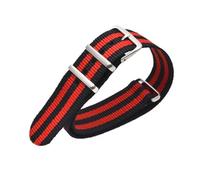 HASGTFM 20mm Strap Army Sports Watchband Breathable Fabric Nylon Watch Belt 20mm Watch Accessories(15)