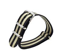 HASGTFM 20mm Strap Army Sports Watchband Breathable Fabric Nylon Watch Belt 20mm Watch Accessories(27)