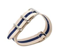 HASGTFM 20mm Strap Army Sports Watchband Breathable Fabric Nylon Watch Belt 20mm Watch Accessories(29)