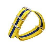 HASGTFM 20mm Strap Army Sports Watchband Breathable Fabric Nylon Watch Belt 20mm Watch Accessories(30)